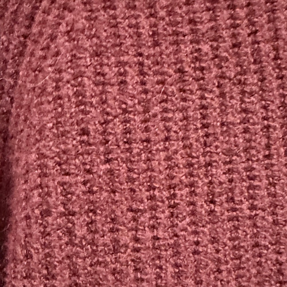 Aerie Backless Burgundy Sweater Dress - Picture 5 of 5